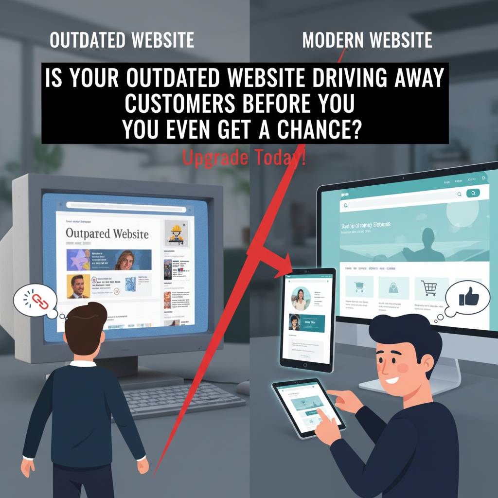 Is Your Outdated Website Driving Away Customers Before You Even Get a Chance?